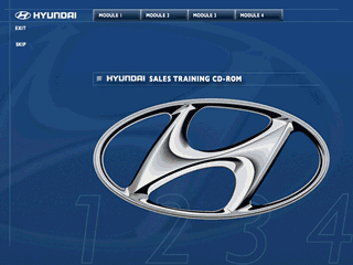 Hyundai Sales Training CD-ROM