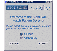StoneCAD™ Pattern Selector